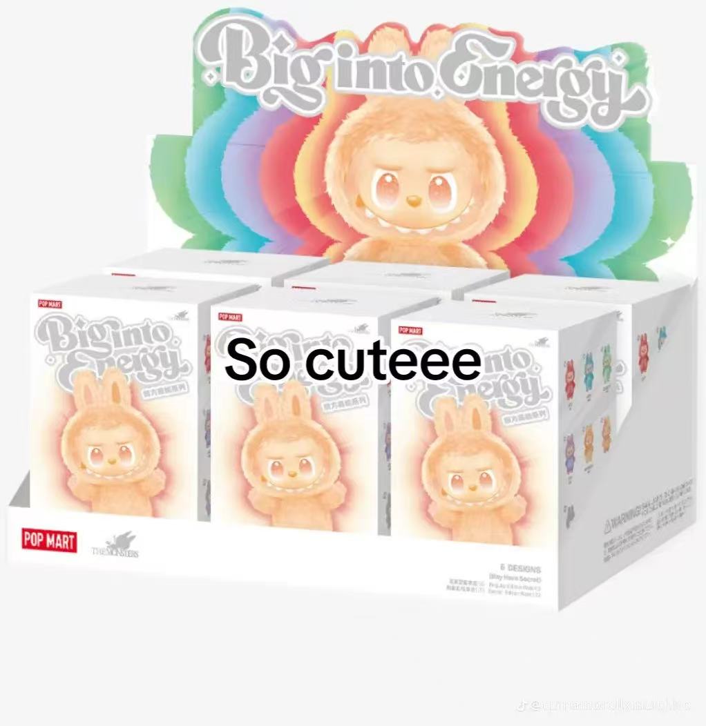 Labubu v3 Big into Energy plush blind box