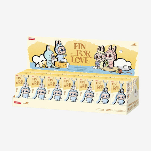 Labubu Pin for Love Series-Vinyl Plush Pendant Blind Box (A-M)